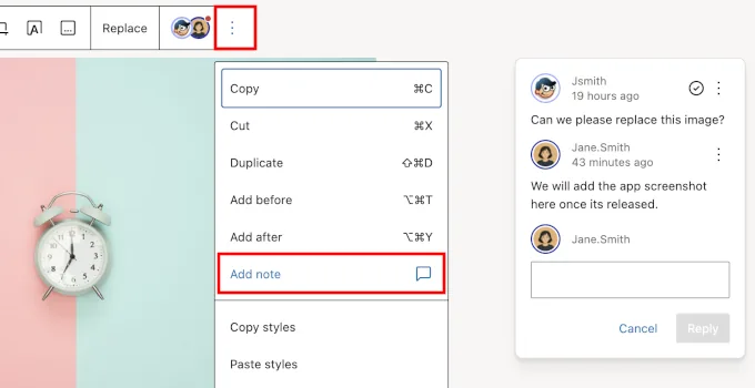 在便签面板侧边栏中查看所有便签