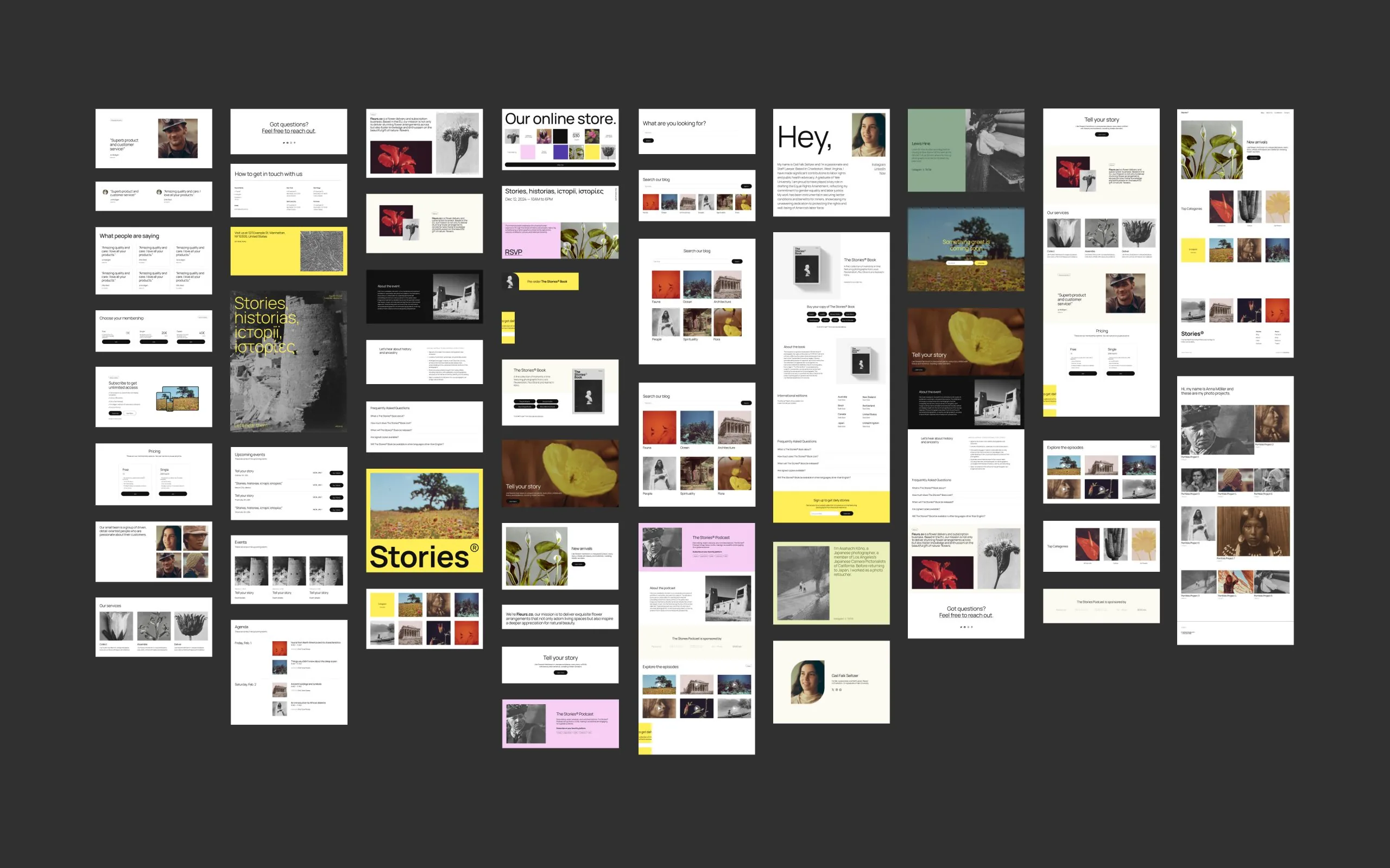 Twenty Twenty-Five 中可用模式的示例。