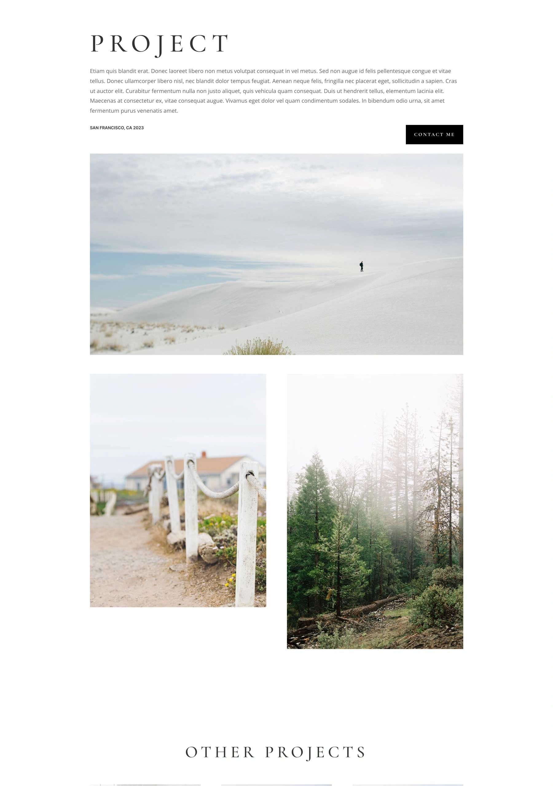 摄影师项目页面