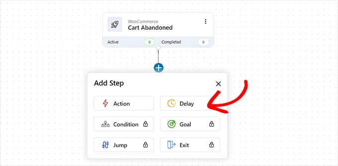 添加延迟作为操作