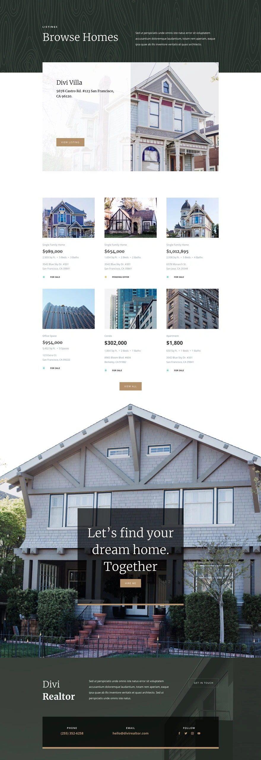 房地产经纪人房源列表页