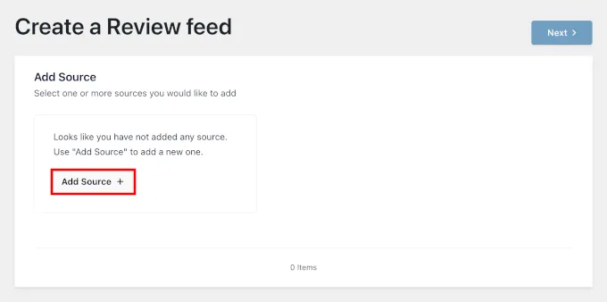 Reviews Feed Pro 的设置向导，用于验证许可证密钥