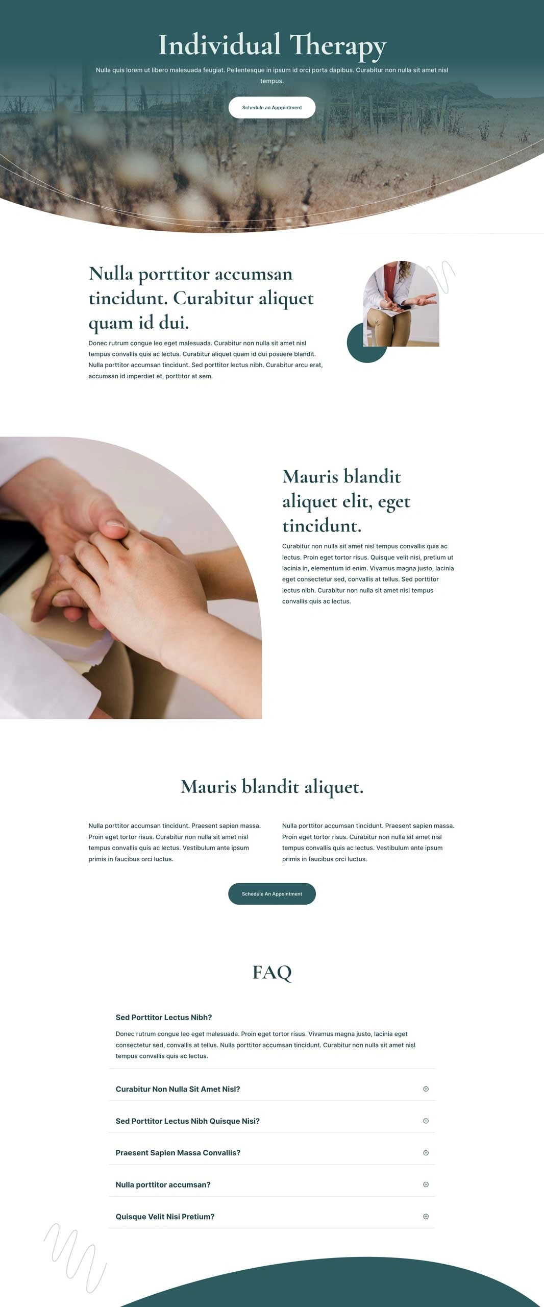 心理治疗服务页面