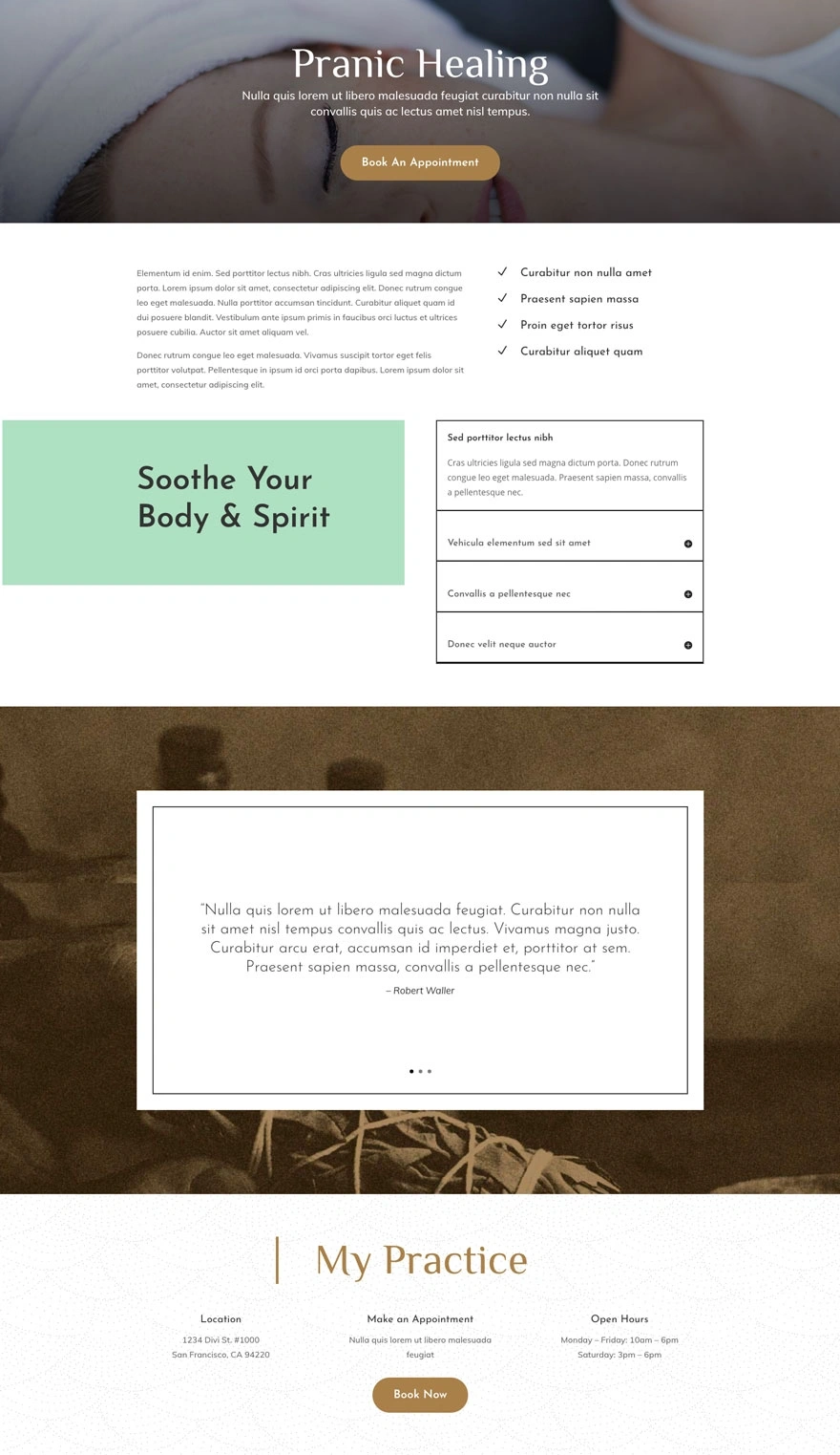 整体疗愈师服务页面