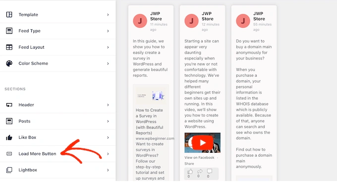 自定义加载更多按钮