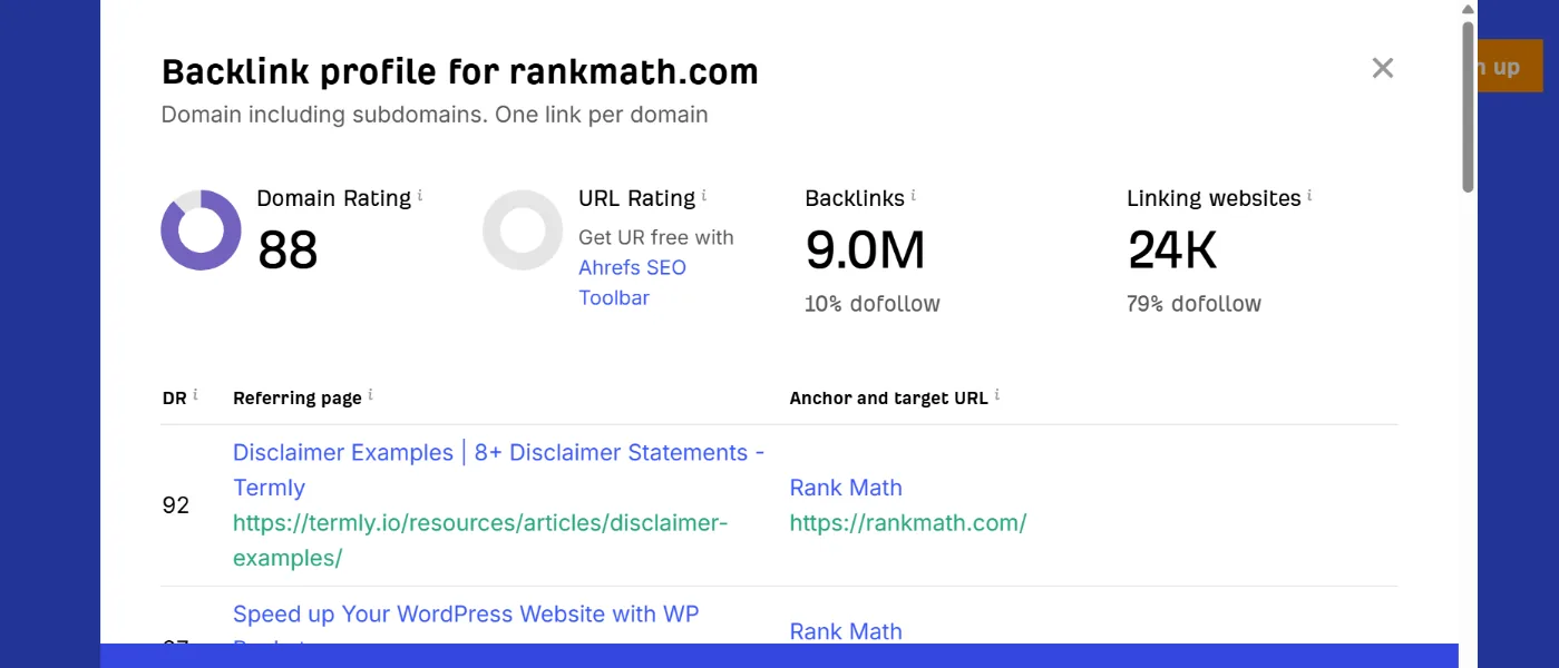 使用 Ahrefs 检查反向链接配置文件