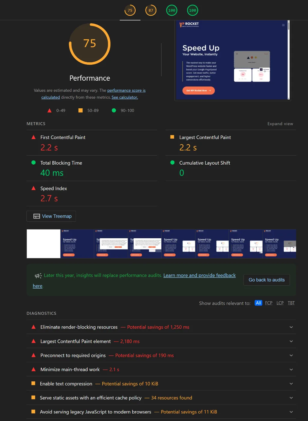 Google Chrome DevTools (Lighthouse) 报告