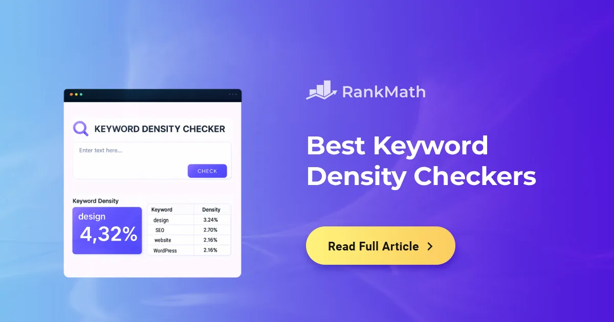 6 款最佳关键词密度检测工具，助力内容优化