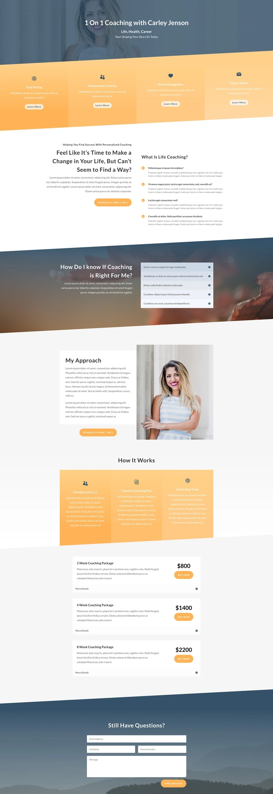 生活教练辅导页面