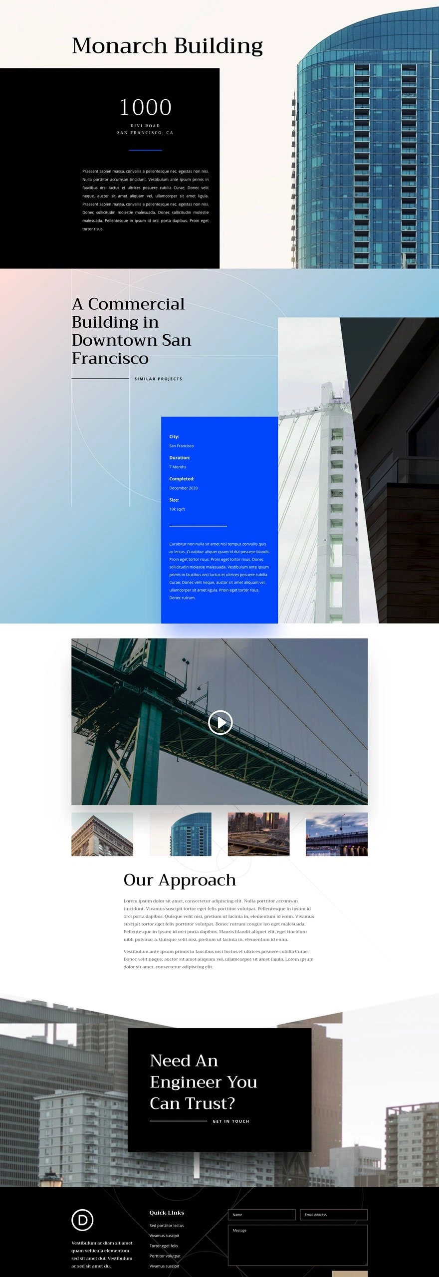 工程公司项目页