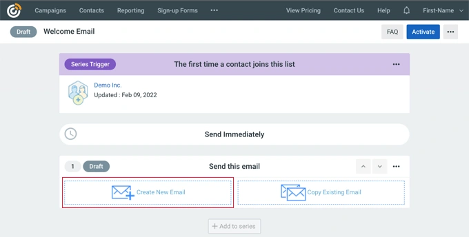 创建新电子邮件