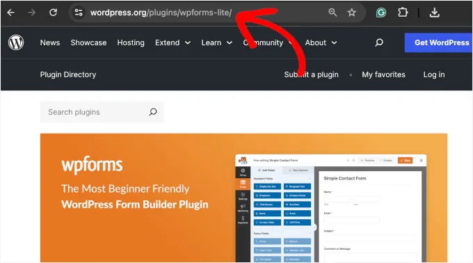 Copying a plugin's WordPress.org URL