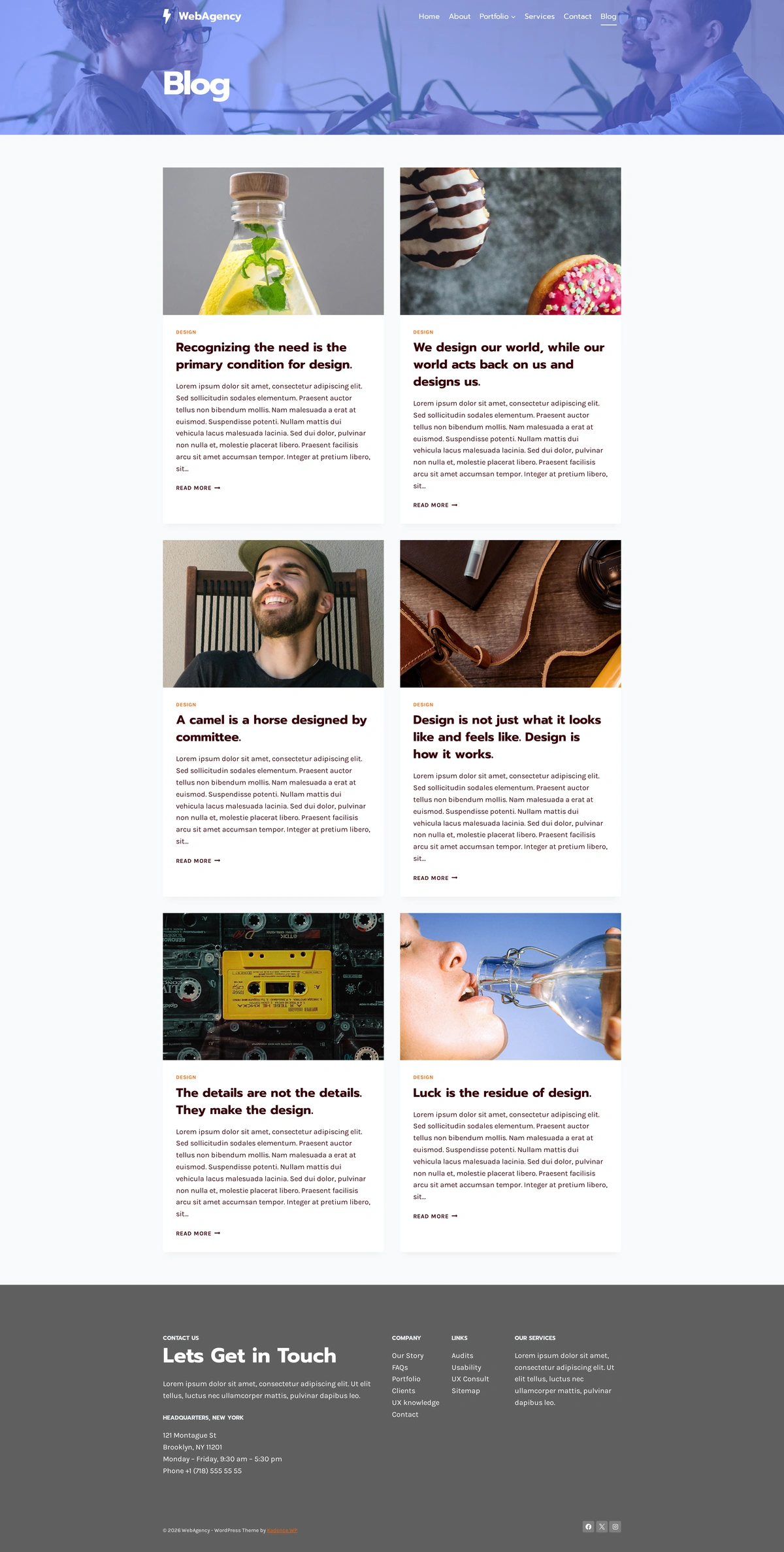 Web Agency 07 博客