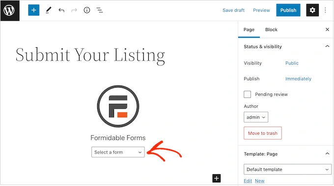 使用 WordPress 块编辑器向您的网站添加表单