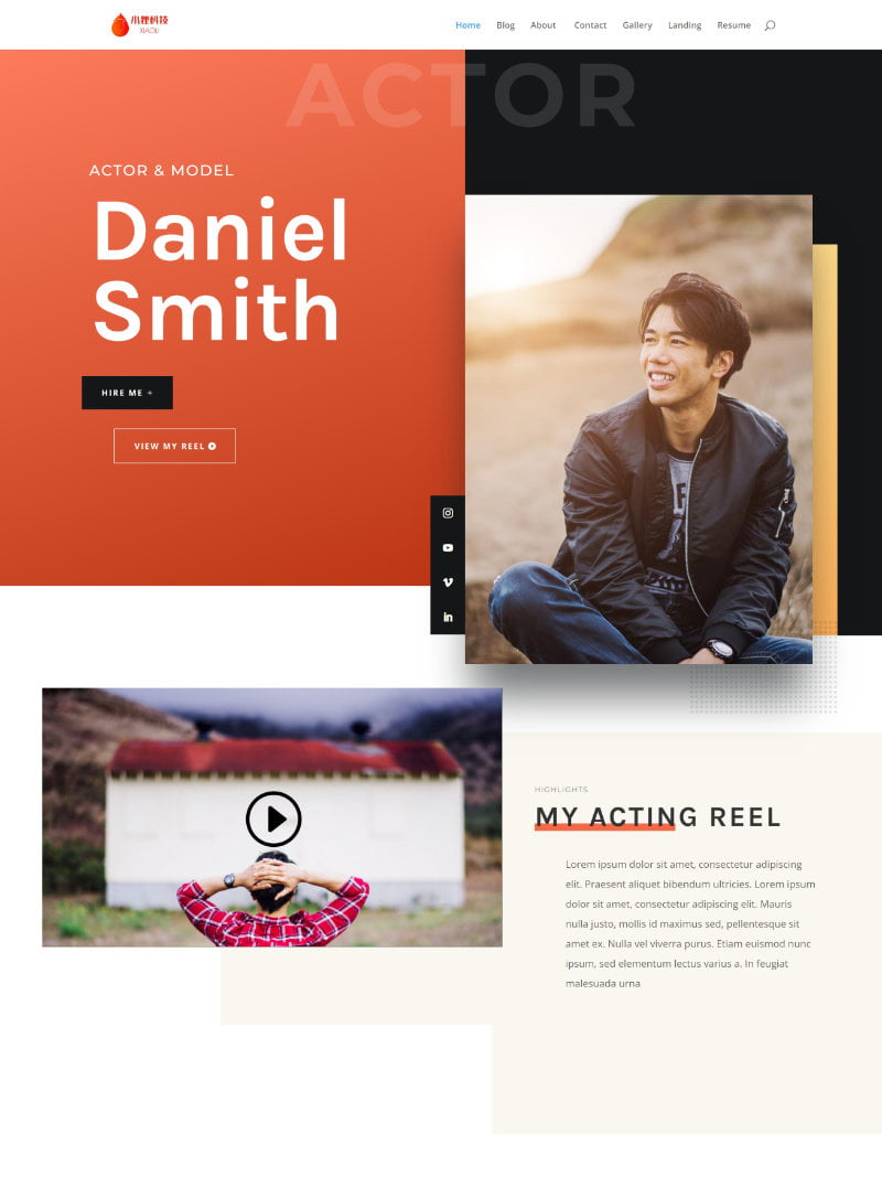 actor cv