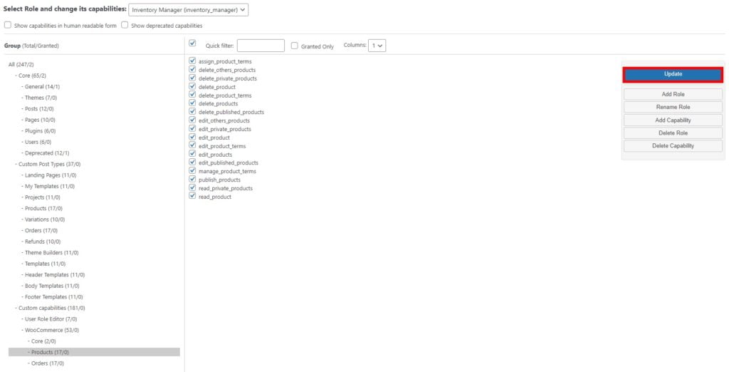update new role create custom wordpress user roles 1024x522 1