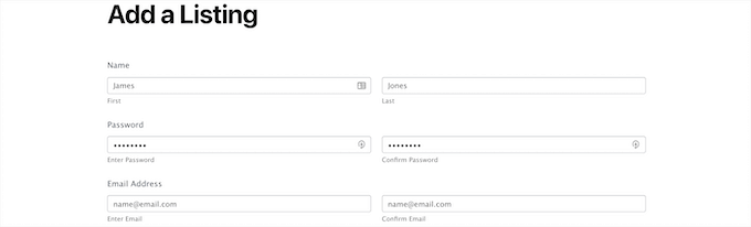 如何在WordPress中显示最近注册的用户 17 user registration page