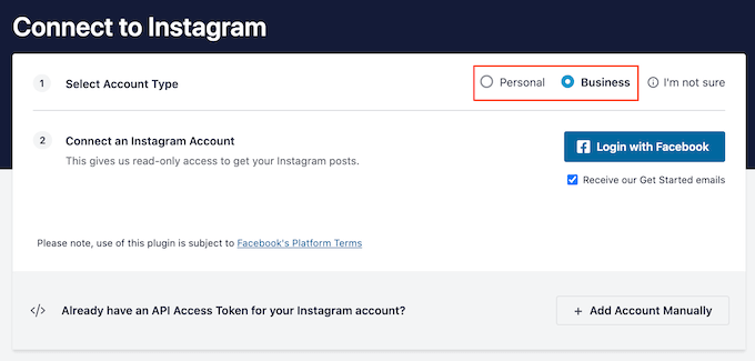 将个人或企业 Instagram 帐户添加到 WordPress 将个人或企业 Instagram 帐户添加到 WordPress