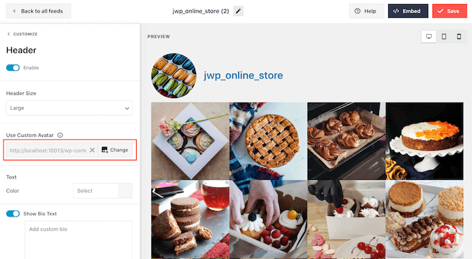 将自定义头像添加到 WordPress 中嵌入的 Instagram 将自定义头像添加到 WordPress 中嵌入的 Instagram