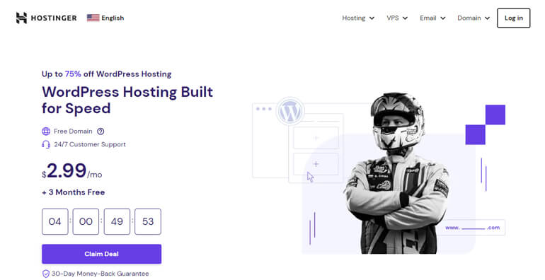 Hostinger WordPress Hosting Solution with Staging Feature