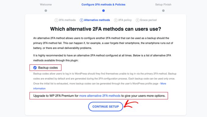 如何在WordPress中添加两步验证(免费方法) 3 2fawp2faalternative2fa