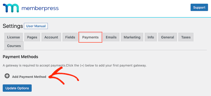 Adding payment methods to a pay-per-view website Adding payment methods to a pay-per-view website
