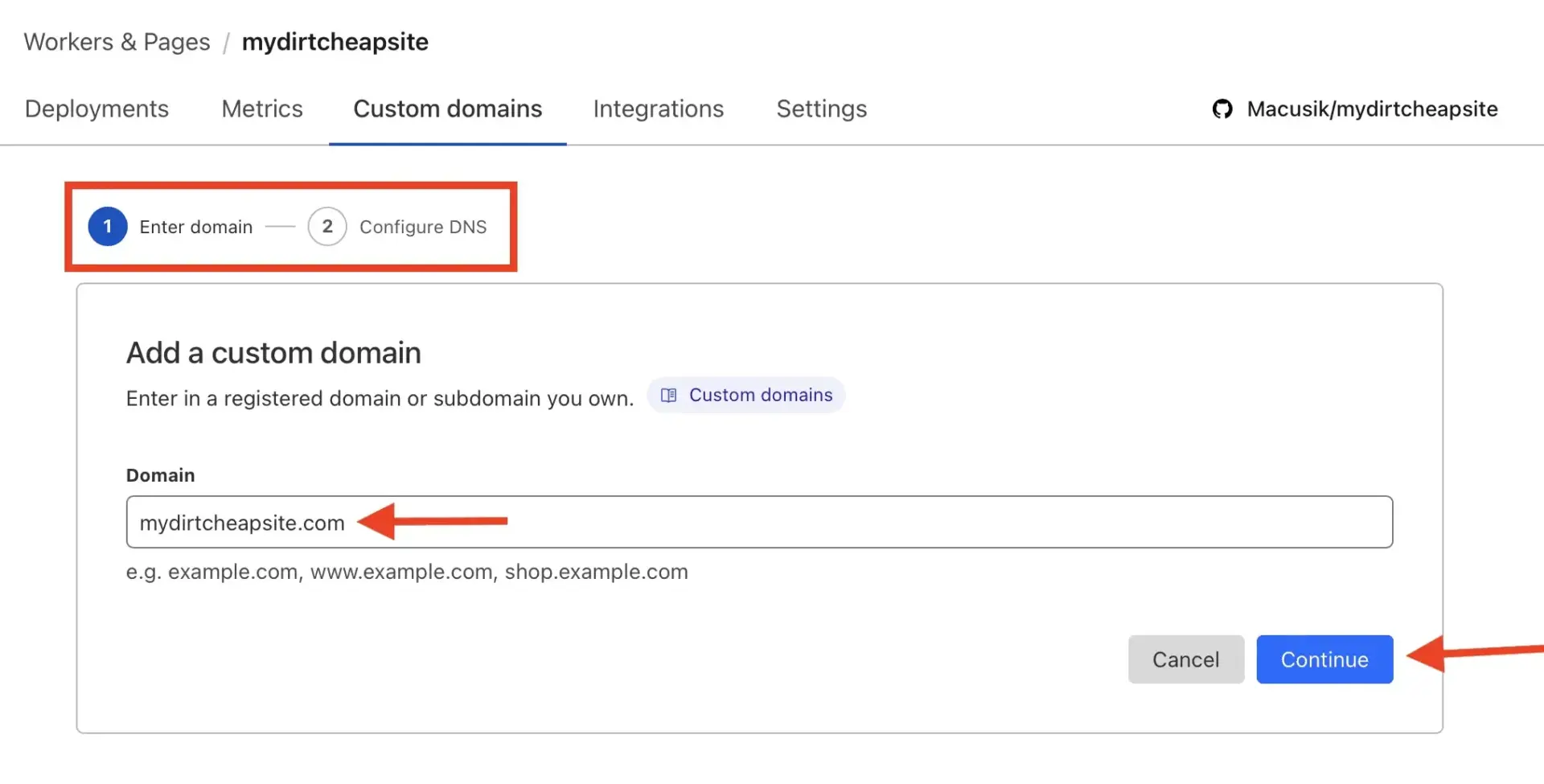 如何仅以每年 $10.44 的费用启动和维护一个 WordPress 网站(包含域名和托管) 26 Adding a custom domain in Cloudflare Pages