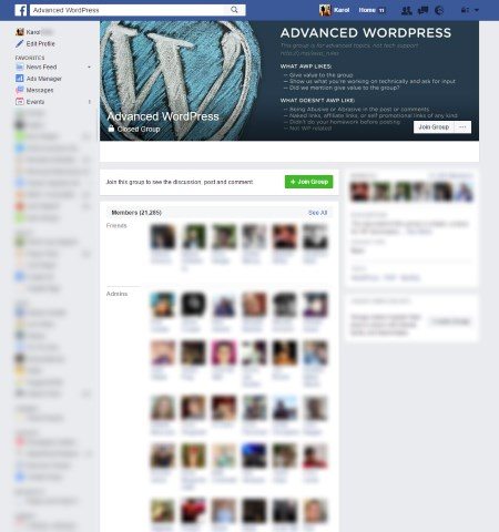 SOS!在哪里找到最好的WordPress帮助 4 Advanced WordPress Facebook Group
