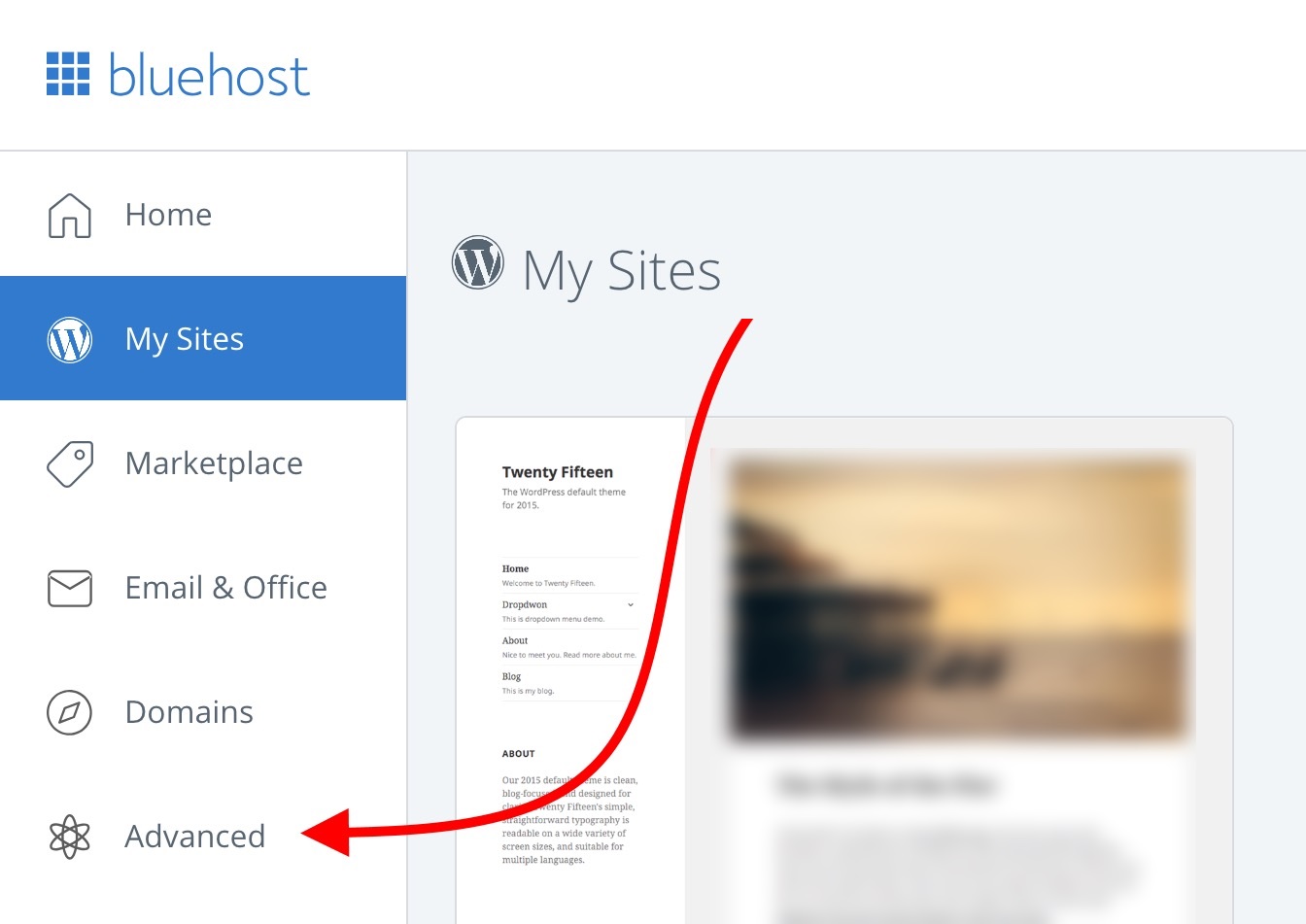 如何将WordPress迁移到新服务器或新主机(6个步骤,无 downtime) 8 Bluehost cpanel