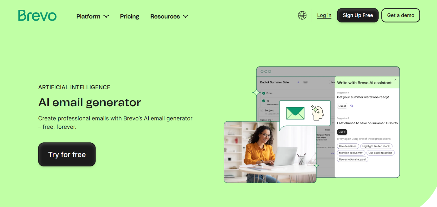 Brevo AI Email Generator