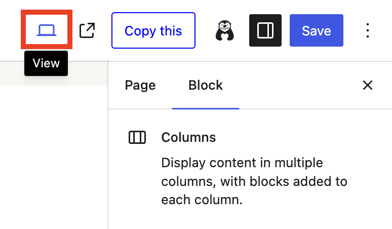Click view preview on the top right to check what it looks like on the frontend