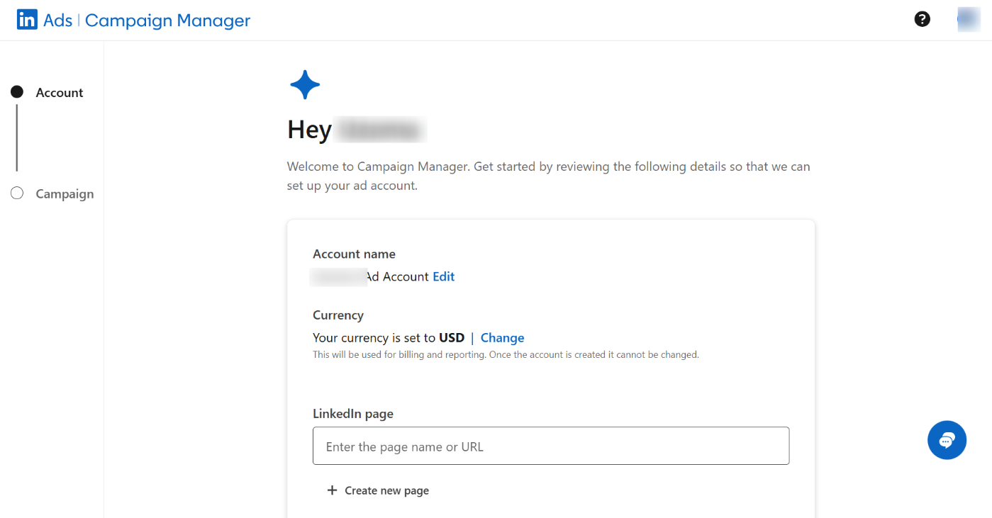 LinkedIn Campaign Manager