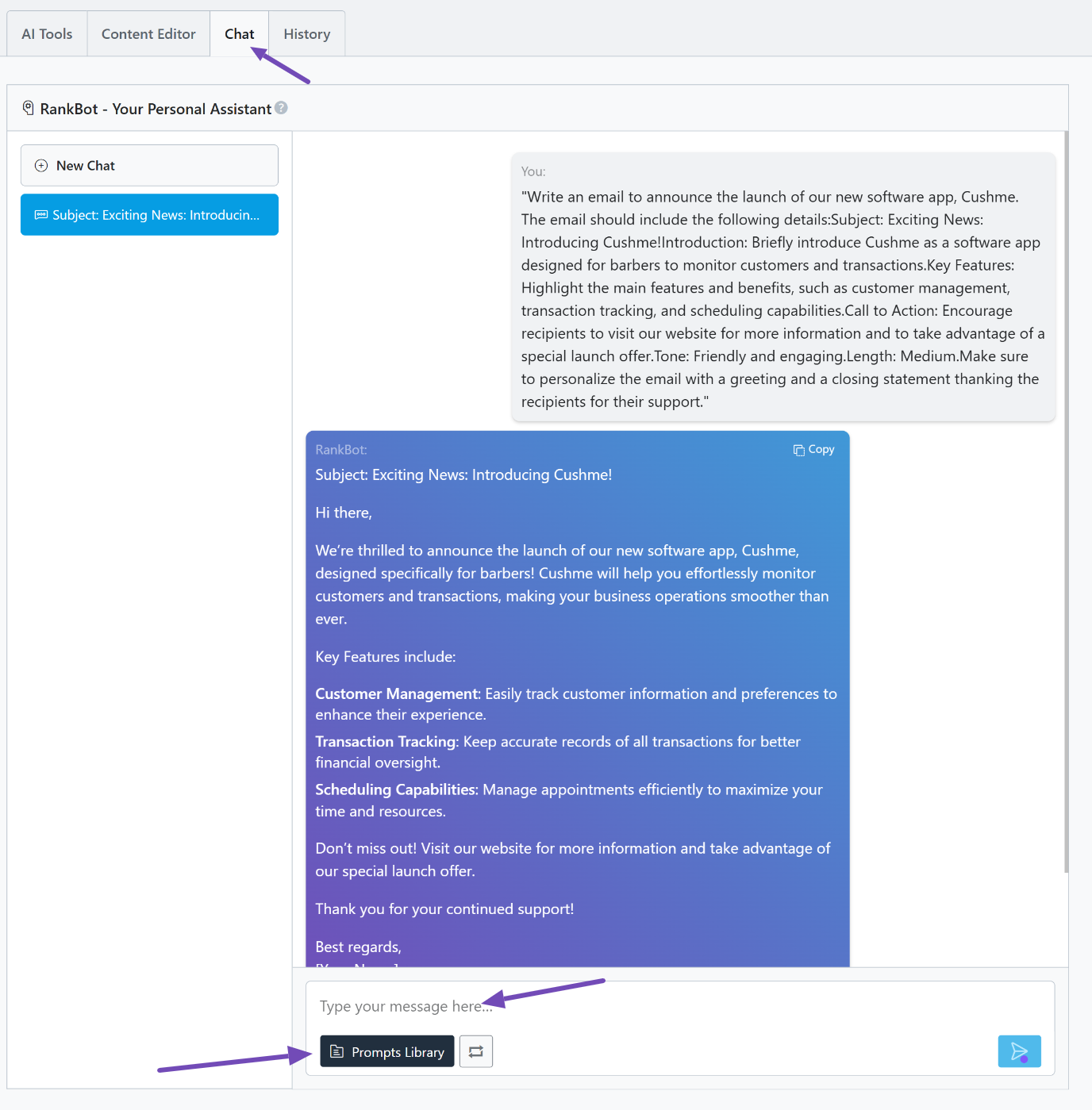 10个最佳AI写作工具:2026年提升内容质量的最佳选择 6 RankBot AI
