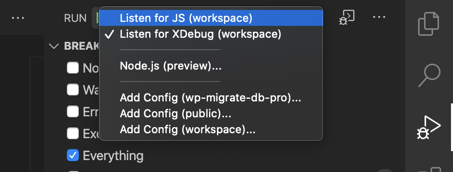 设置 Visual Studio Code 和 xDebug 作为 WordPress 开发的终极编辑器 5 Screen Shot 2020 07 23 at 4.23.03 PM