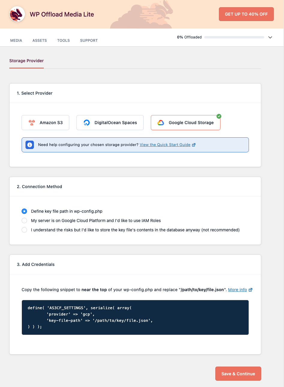 为高流量站点准备您的WordPress网站:媒体优化策略 2 Setting Up WP Offload Media Lite