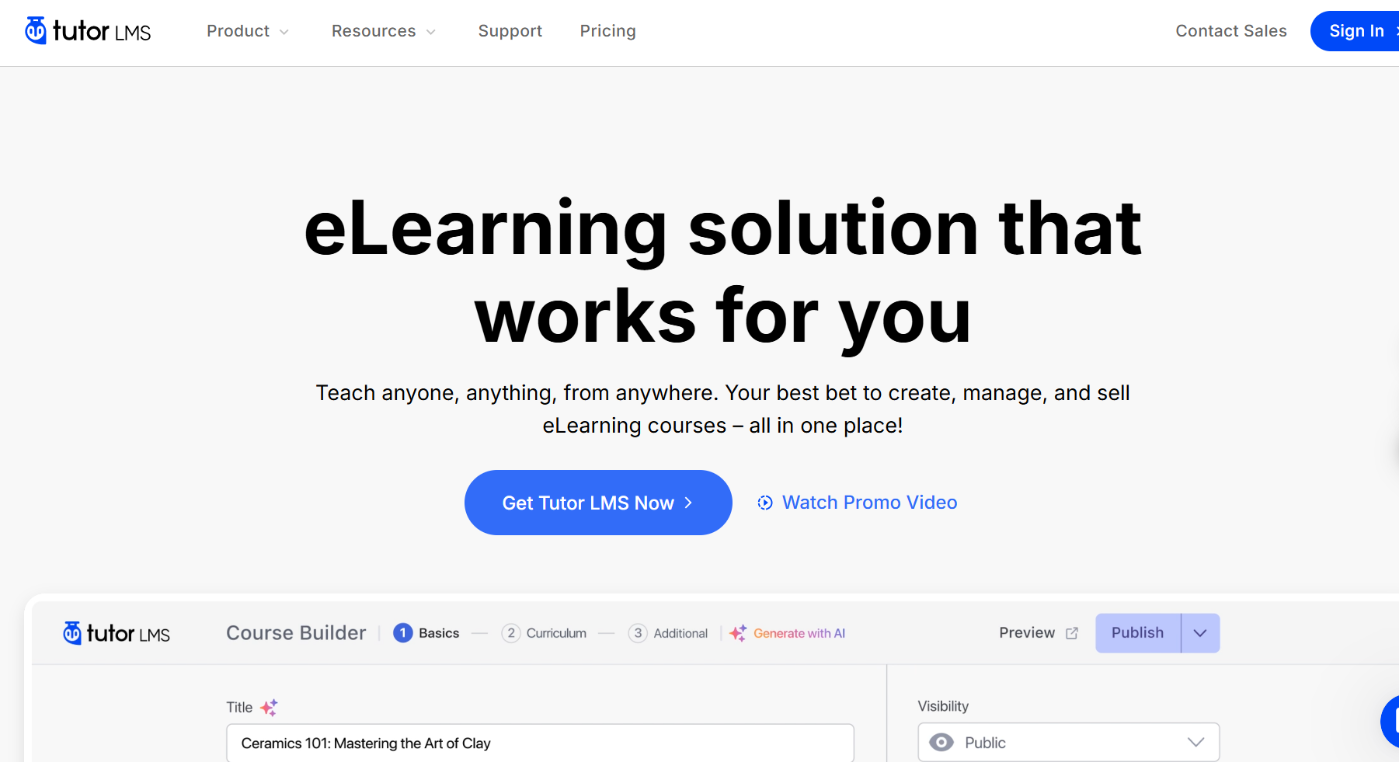 13 个最佳无代码 WordPress 工具,助力建设和增长您的网站 17 TutorLMS