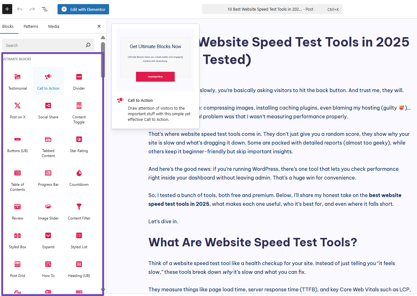 13 个最佳无代码 WordPress 工具,助力建设和增长您的网站 19 Ultimate Blocks