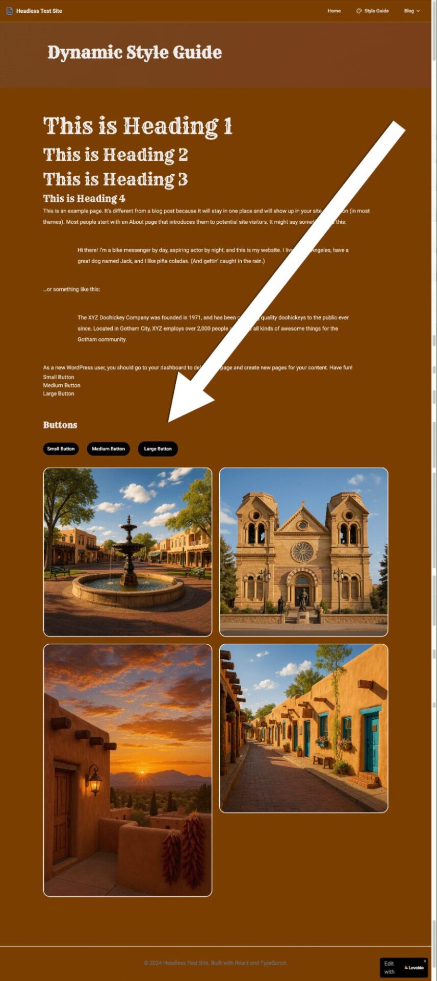 使用无头 WordPress 和 Lovable 构建网站 7 add custom buttons