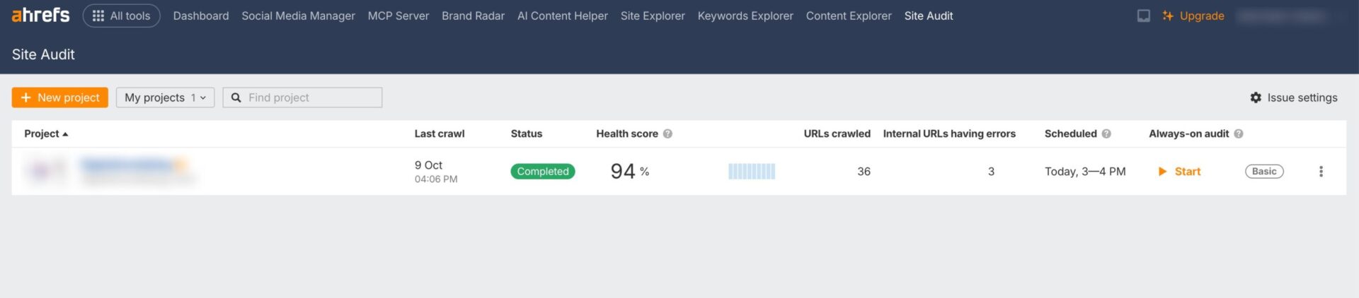 ahrefs site audit scaled 1