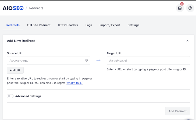 Rank Math vs. AIOSEO:我为 WordPress 用户推荐哪一个? 16 aioseo redirects