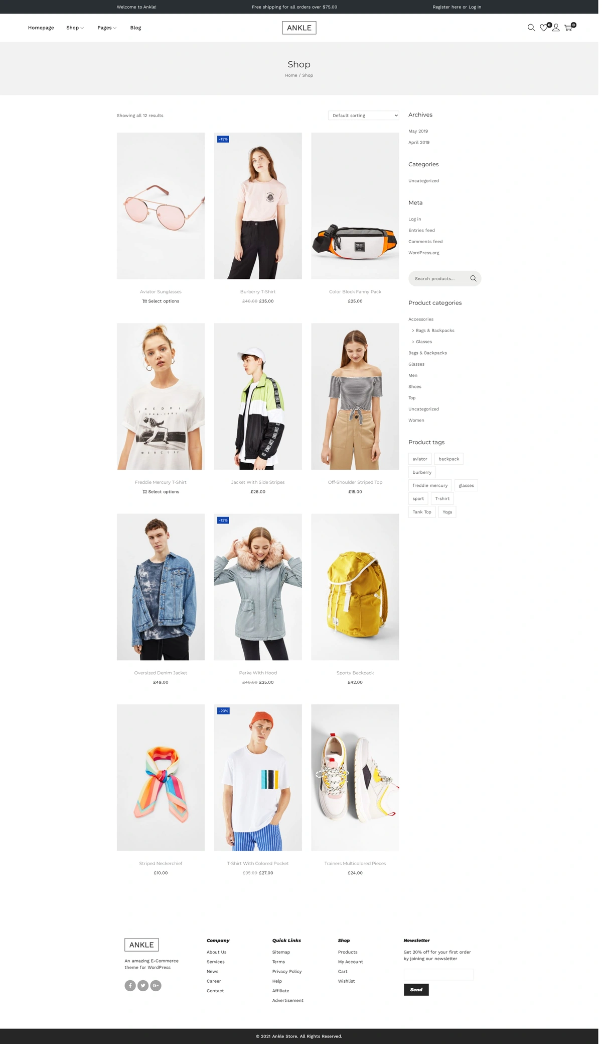 Ankle – Black & White Fashion Black White Fashion 02 Shop