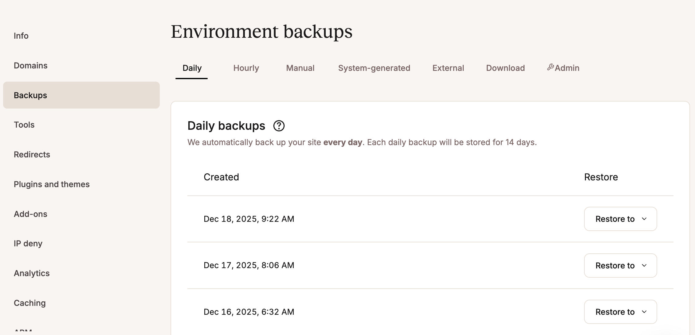 更聪明地扩展,而非更辛苦地扩展:在增长与运营卓越之间取得平衡 2 backups mykinsta
