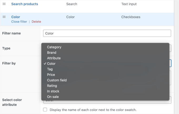 barn2 woocommercefilter filterby