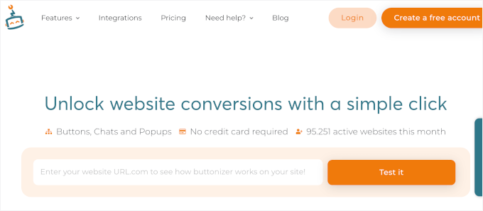 8个最佳WhatsApp WordPress插件(我全部测试了一遍) 21 buttonizer homepage