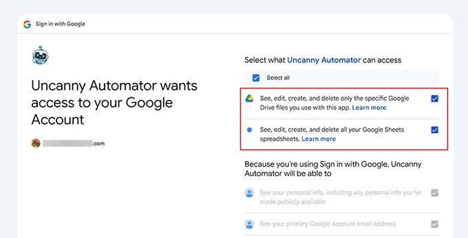 我是如何从零开始在WordPress中实现类似Make.com的自动化(简单方法) 12 choose actions that uncanny can perform