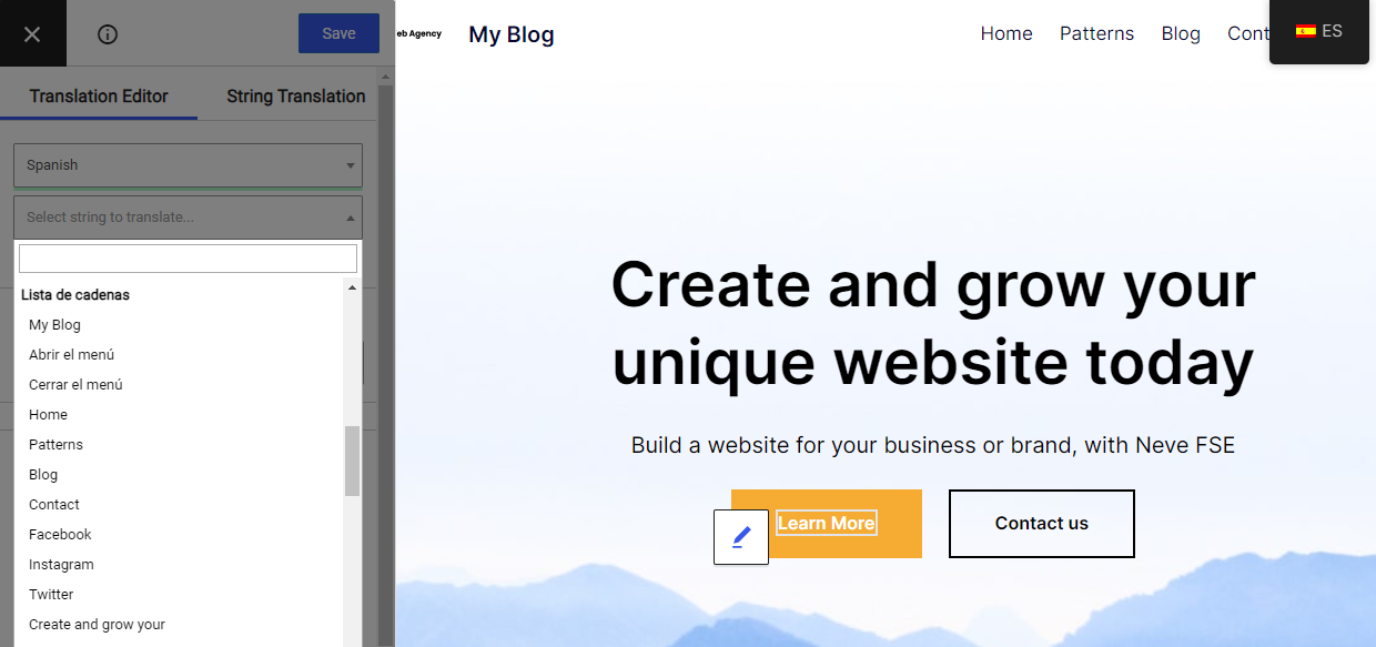 如何创建WordPress多语言网站:注意事项 + 步骤指南教程 13 choosing string