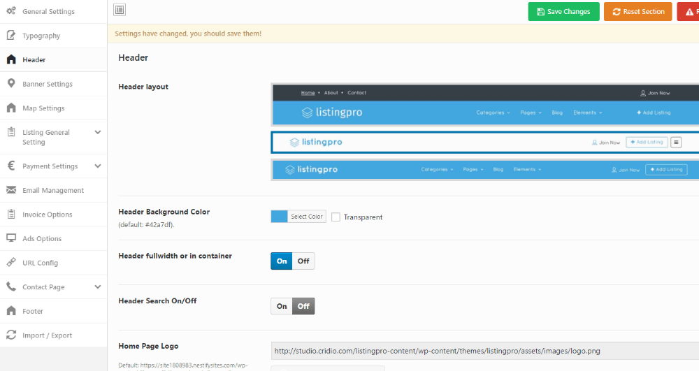 create a local search directory on wordpress 4