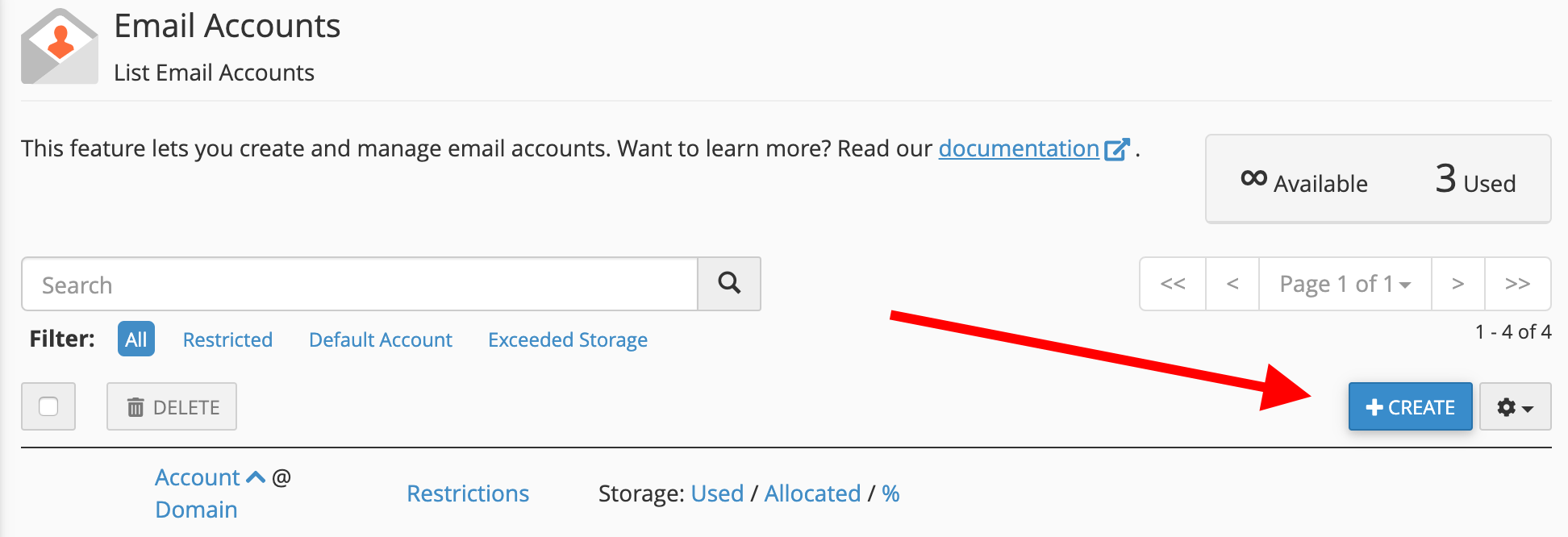 如何将WordPress迁移到新服务器或新主机(6个步骤,无 downtime) 17 create email
