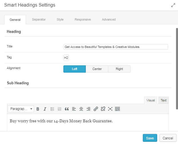 如何使用 WordPress 和 Beaver Builder 免费搭建一个着陆页 23 cta headings