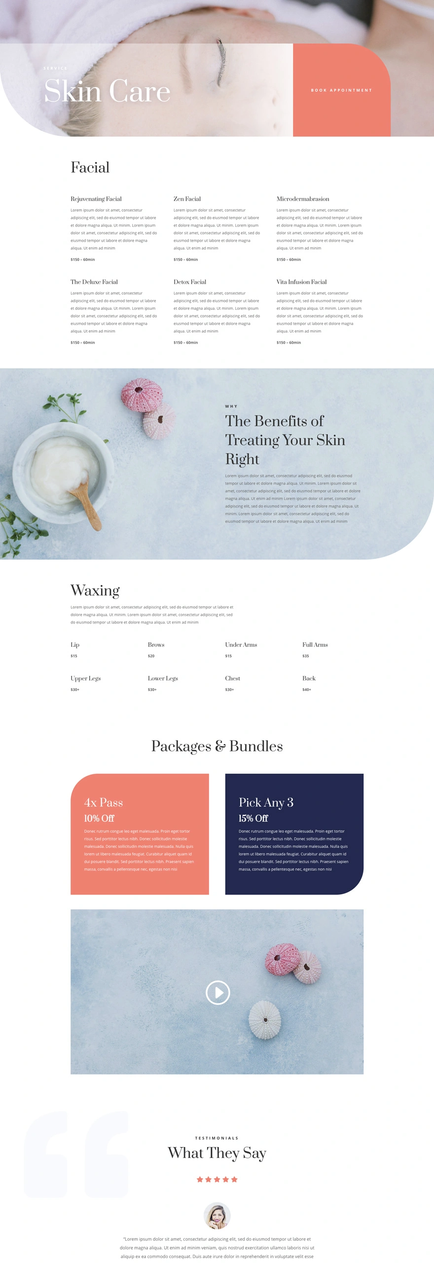 日间水疗服务页